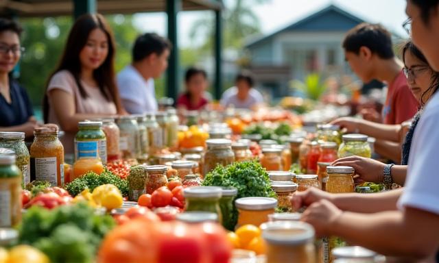 Food distribution and pantry support at Aviary Aid SG Singapore